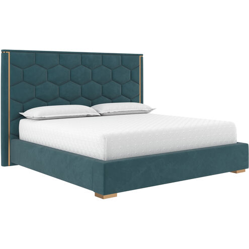 Alisha Meg Dusty Teal Bed, King